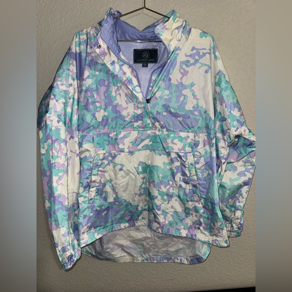Lauren James Pullover Rain Jacket Size XXL
